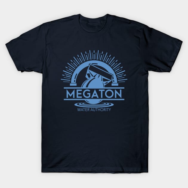 Megaton Water Authority T-Shirt by AngryMongoAff